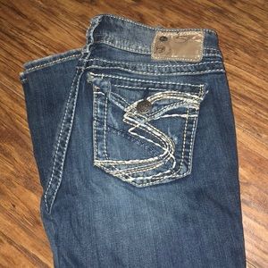 Silver Ladies Jeans